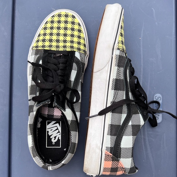 Vans Unisex M-8 W-10 EU 41 rare pattern low tops - Picture 4 of 10